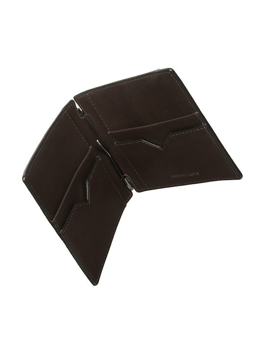 Edison Leather Men's Card Wallet Brown