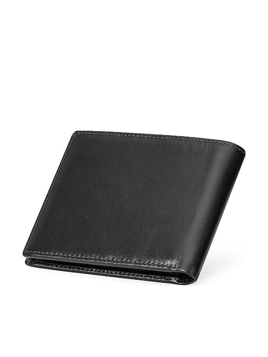 Leder Herrenbrieftasche mit RFID Schwarz