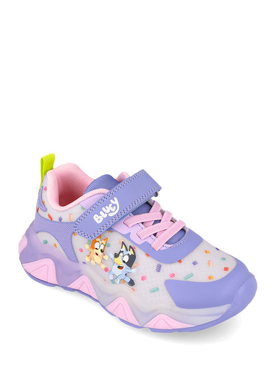 Adidasi copii cu luminite Lila