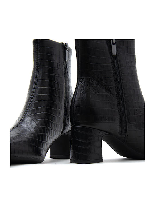 Fernie Leather Women's Ankle Boots Black