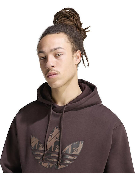 Sweatshirt Mit Brauner Kapuze