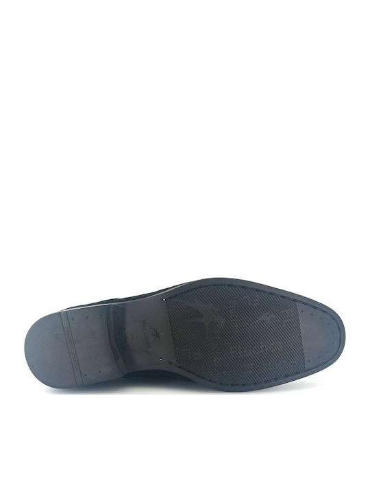 Suede Men's Casual Black Shoes