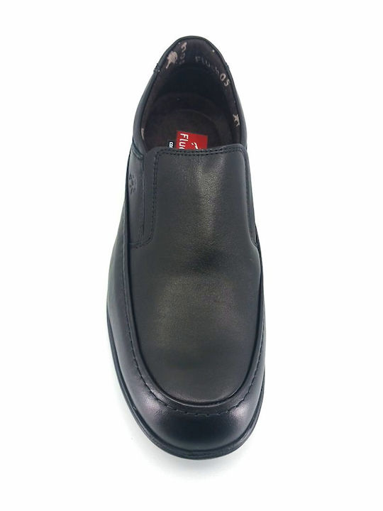 Leather Men's Casual Shoes Black