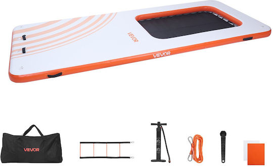 Vevor Platformă Plutitoare Gonflabilă Cu Mânere Albastru Deschis 457x198cm