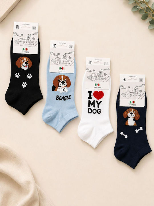 YTLI Women's Multicolour Socks 4Pack YTLI Women's Multicolour Socks 4Pack