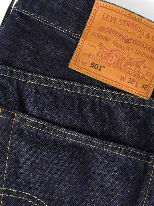 501® Original Мъжки Панталон Джинс с Редовна Straight Кройка Unwashed Denim