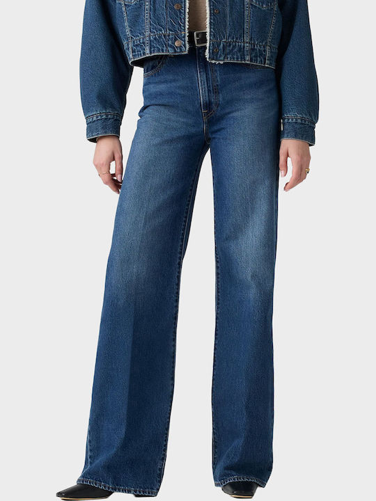 Ribcage Ψηλόμεσο Γυναικείο Jean Παντελόνι σε Slim Εφαρμογή