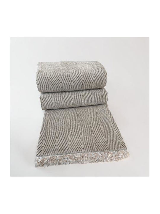 Linea Home Cod Σετ Ριχτάρια 3τμχ Chenille Κρεμ