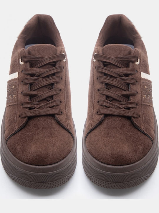 Women's Flatforms Sneakers Dark Brown