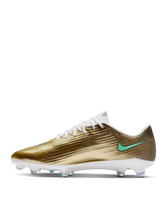 Nike Mercurial Superfly 11 Pro "Kylian Mbappe" FG Футболни Обувки с Бутони Металически Златист / Зелен Блясък