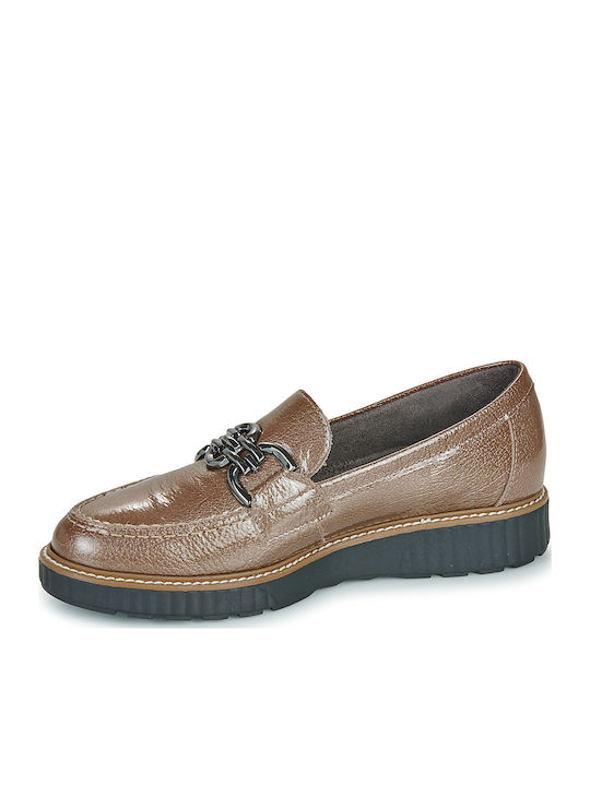 Women's Moccasins In Brown Colour