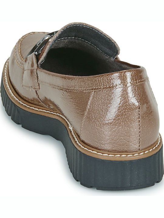 Women's Moccasins In Brown Colour