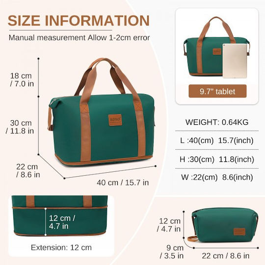 Miss Lulu Set Sack Voyage Green Fabric