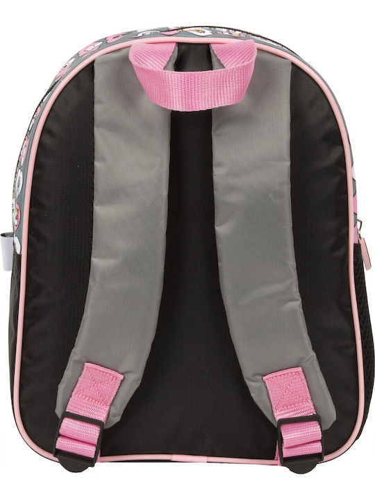 Derform Schulranzen Rucksack Kindergarten mit Flaschenhalter Weiß 23 x 14 x 29cm