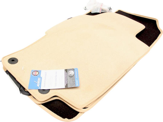 Petex Set of Front and Rear Mats 4pcs for Honda Accord 2003-2008 Beige