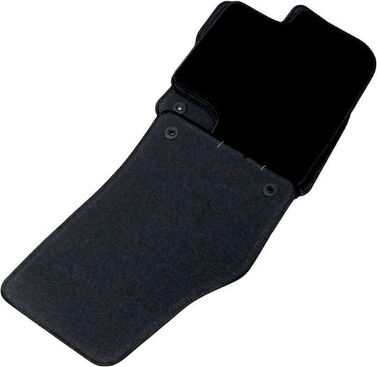 Petex Set of Front and Rear Mats 4pcs for Volkswagen Golf Sportsvan 2014 Black