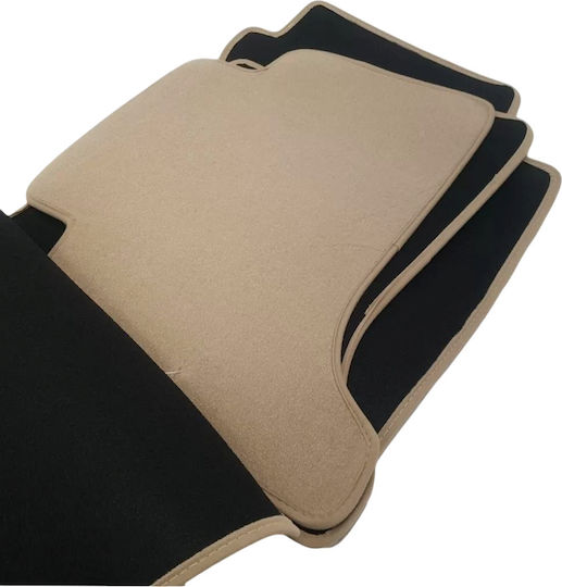 Petex Set of Front and Rear Mats 4pcs for Volkswagen Phaeton 2002-2008 Beige