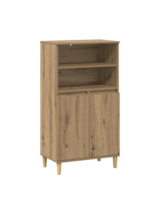 Highboard Artisan Ντουλάπι Σαλονιού από Μοριοσανίδα Δρυς 60x36x110cm