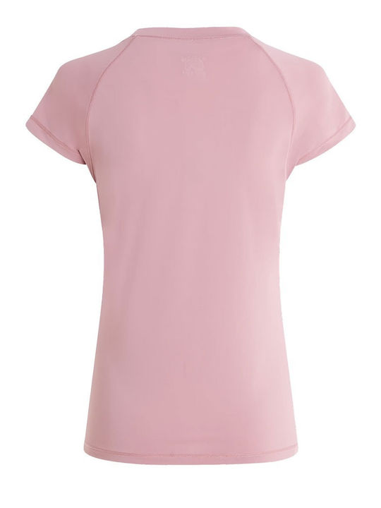Protest Women's Short Sleeve Sun Protection Shirt Pink