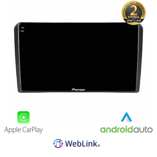 Pioneer Car Audio System for Audi A3 2003-2012 (Bluetooth/USB/WiFi/GPS/Apple-Carplay/Android-Auto)