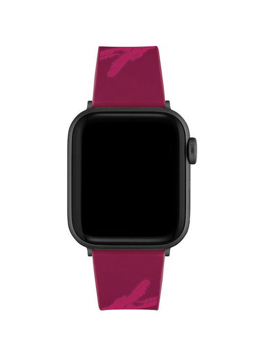 Lacoste Silikonarmband Lila für Apple Watch 38/40 mm