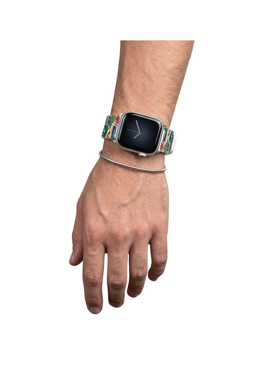 Lacoste Silicone Strap Green (Apple Watch 42/44/45/49 Mm)