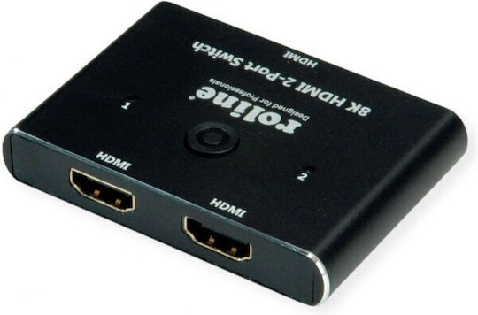 Roline HDMI-Schalter 8K60Hz 2 Ports Roline 14.01.3592