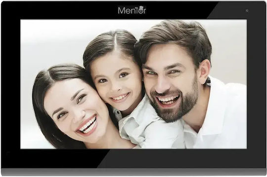Smart Video Interfon Mentor Svk472b 4 Fire Wi-Fi Card Pin Tuya App 7 Inch Ips Dvr Fhd 2mp Ip66 Negru