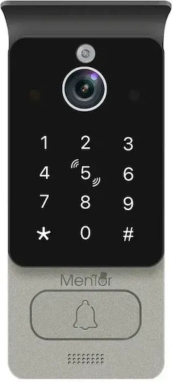 Interfon Video Inteligent Mentor Svk472w 4 Fire WiFi Card Pin Aplicația Tuya 7 Inch Ips Dvr Fhd 2mp Ip66 Alb