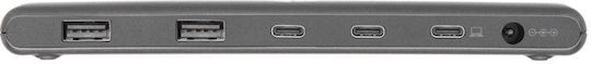 Corsair USB100 Hub 7 Porturi USB 3.0 cu Conectare USB-C Gri