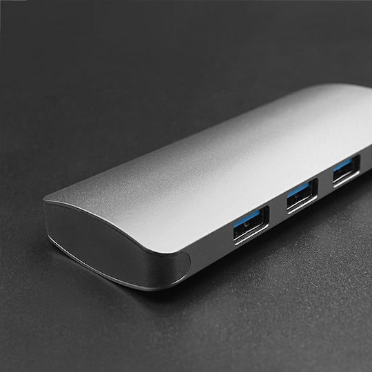 Qoltec USB Хъб 4 Порта USB 3.1 с USB-C Връзка