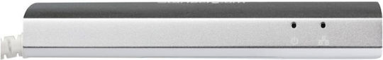 StarTech USB-Hub mit 4 Anschlüssen USB 3.0 mit Anschluss an einen Computer USB-A Ethernet Weiß