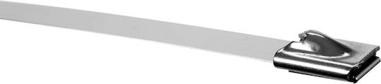 Yato Metallische Kabelbinder 300mm x 8mm in Schwarz Farbe 50Stück YT-70582