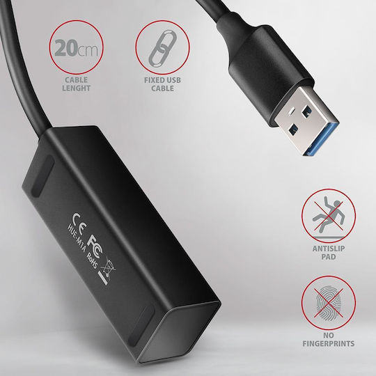 Axagon Hub 4 Θυρών USB 3.2 με σύνδεση USB-A