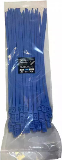 Elliniki Viomichania Apostagmaton Plastic Cable Ties in Blue Colour (100 pcs) 002