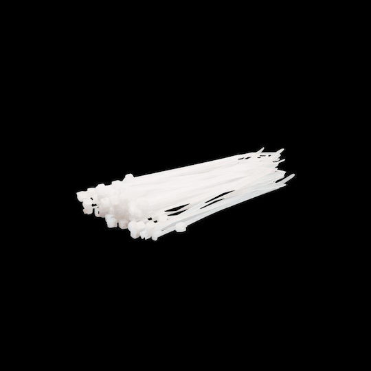 LogiLink Plastic Cable Ties 100mmx2.5mm In White Colour 100pcs KAB0001