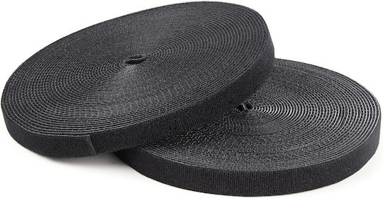 StarTech Velcro Kabelbinder 30mm in Schwarz Farbe (1Stück) HKLP100