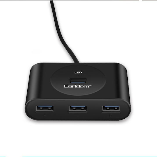 Earldom Hub 4 Porturi USB 2.0 cu Conectare USB-A