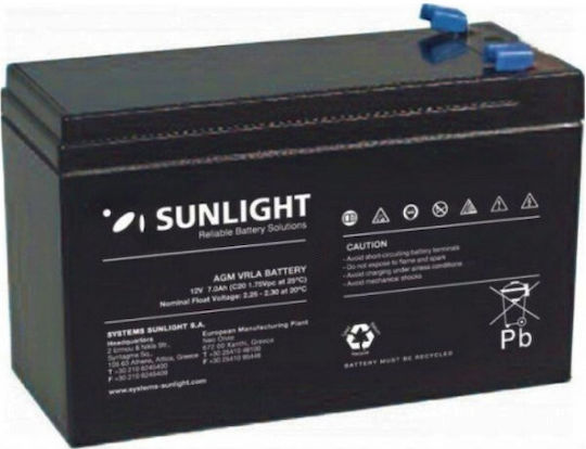 SunLight SPA 6-4.5 Μπαταρία UPS με Χωρητικότητα 4.5Ah και Τάση 6V