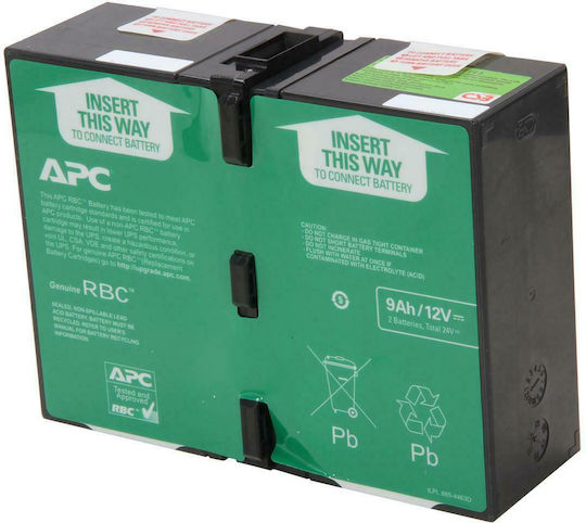 APC Replacement Cartridge 124 Baterie UPS cu Capacitate 9Ah și Tensiune 24V 1buc