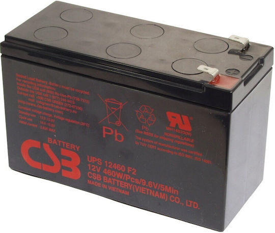 CSB Батерия UPS с Капацитет 9Ах и Напрежение 12V 1бр