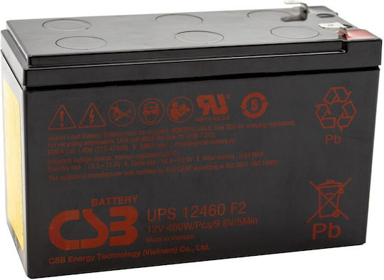 CSB Батерия UPS с Капацитет 9Ах и Напрежение 12V 1бр