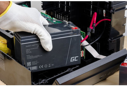 Green Cell Батерия UPS с Капацитет 12Ах и Напрежение 14V AGM08 1бр