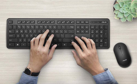Asus CW100 Copilot Kabellos Tastatur & Maus Set Griechisch