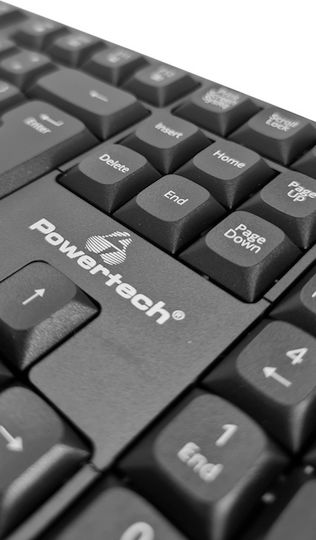 Powertech PT-1167 Kabellos Bluetooth Tastatur & Maus Set Griechisch