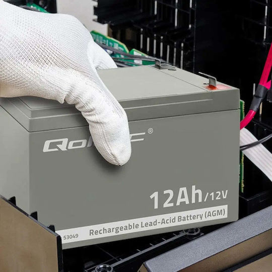Qoltec Батерия UPS с Капацитет 12Ах и Напрежение 12V 53049 1бр