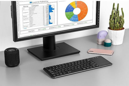 Tracer Keyboard With Touchpad Smart RF 2,4 GHZ Kabellos Tastatur mit Touchpad Englisch US