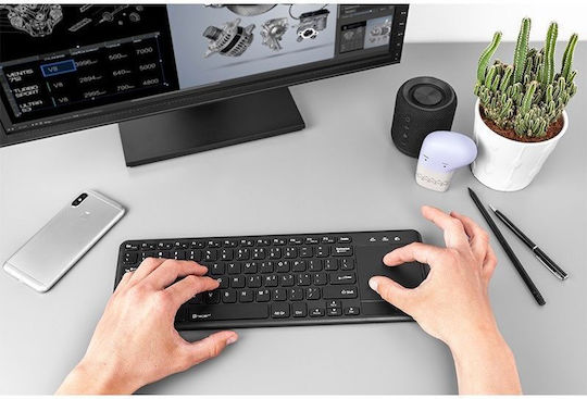 Tracer Keyboard With Touchpad Smart RF 2,4 GHZ Kabellos Tastatur mit Touchpad Englisch US