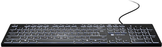 Natec Herring Doar tastatura Engleză US