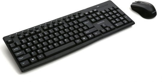 Omega OKM071B Fără fir Set tastatură și mouse Greacă